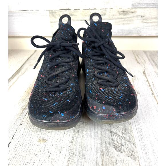 Nike Mens 9.5 Zoom KD11 Black Bright Crimson Blue JUST DO IT Lace Up Sneaker main image 10